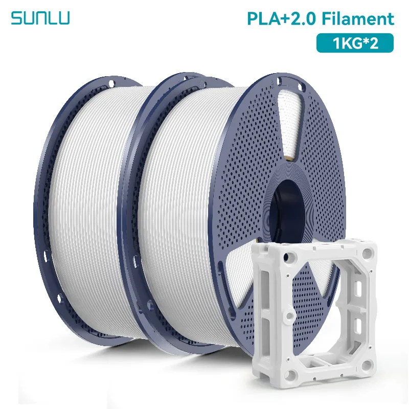 Filament SUNLU PLA Plus Biały (WHITE)
