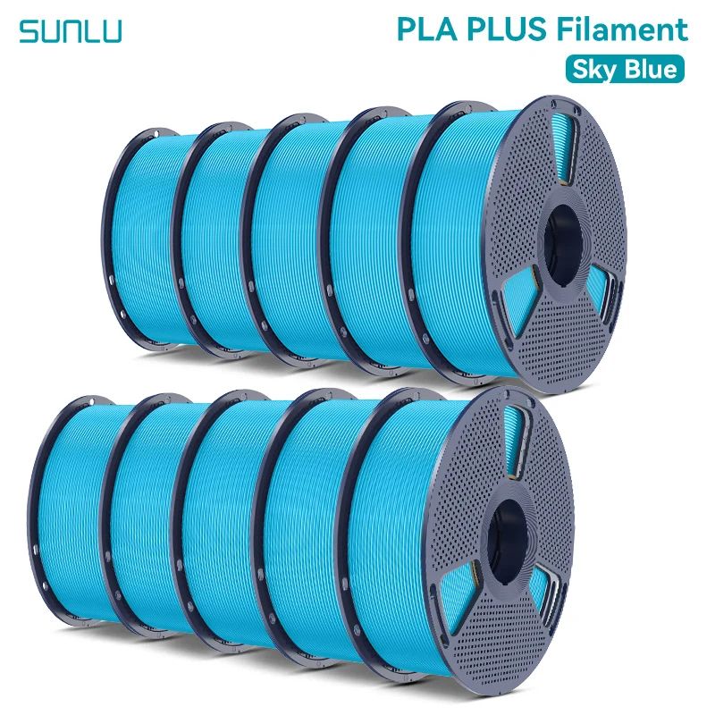 Filament SUNLU PLA Plus Niebieski (BLUE)