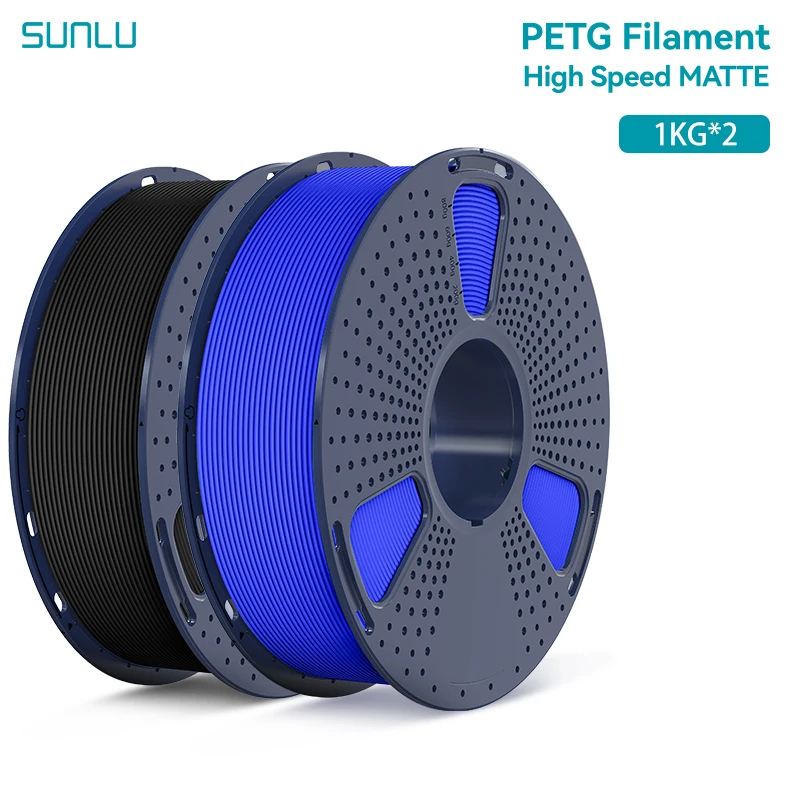 Filament SUNLU PETG High-Speed Czarny Matowy (BLACK MATTE)
