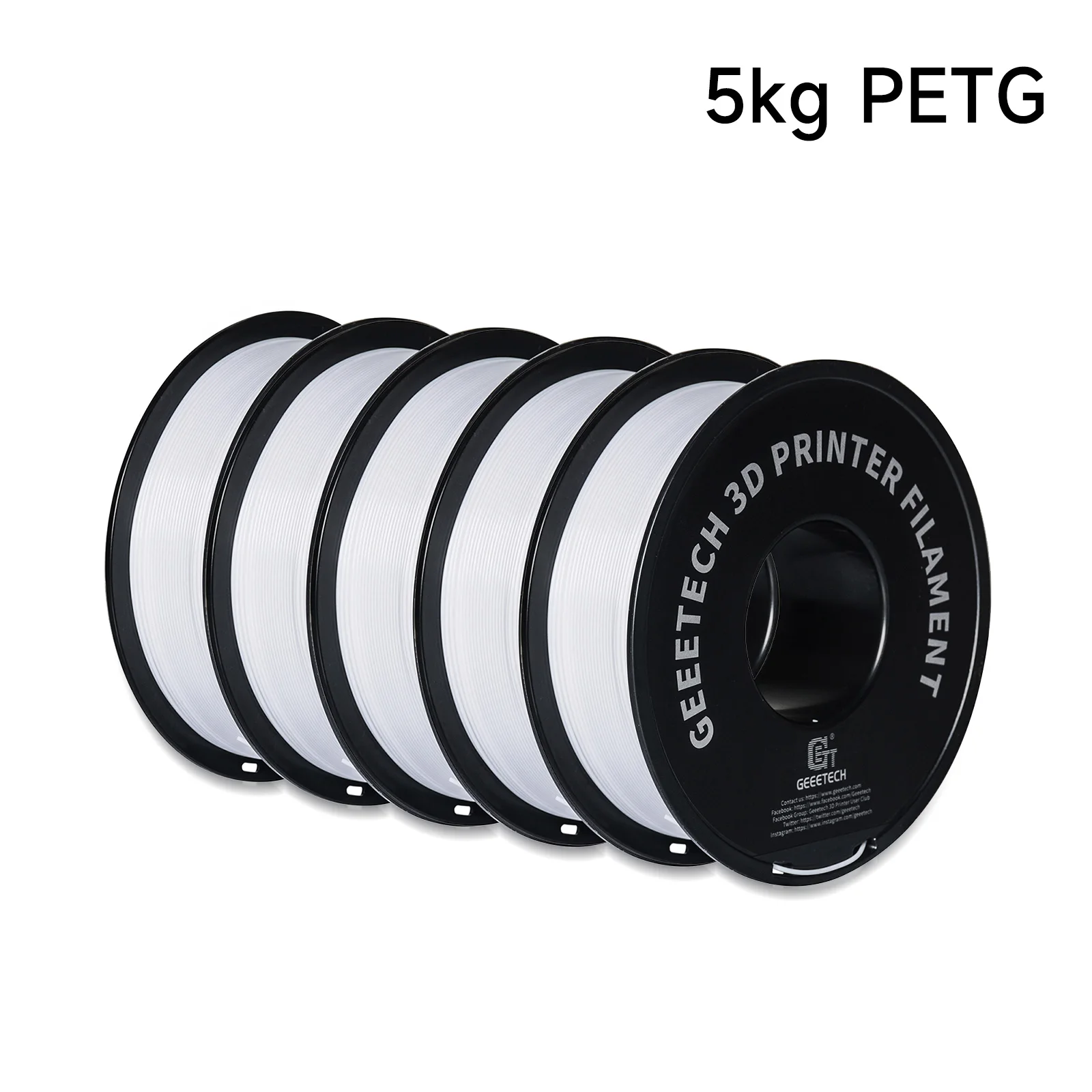 Filament GEEETECH PETG Biały (WHITE)