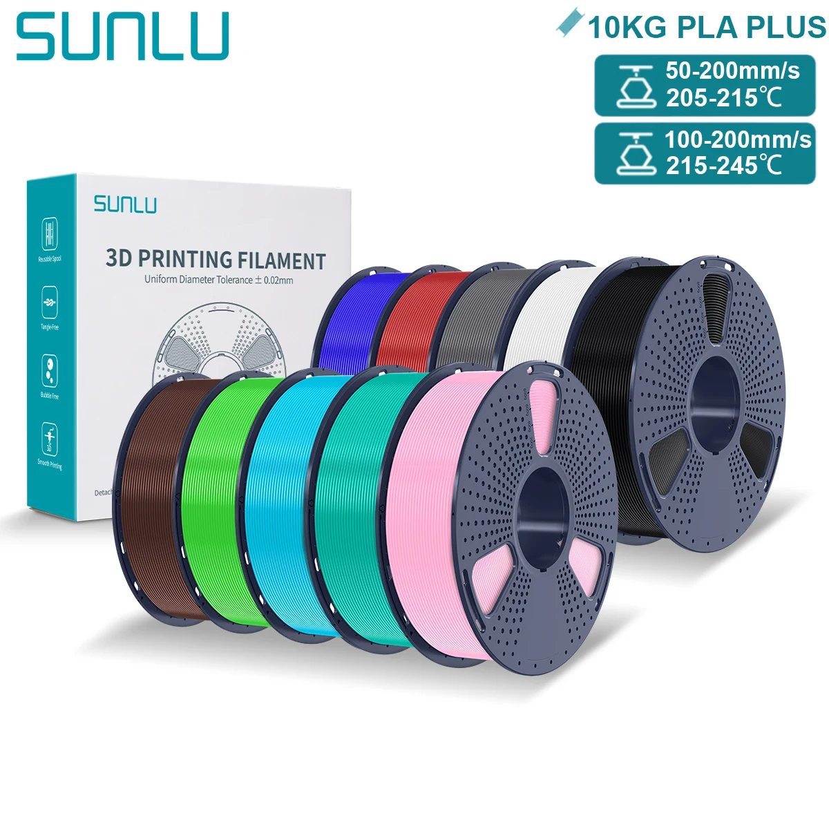 Filament SUNLU PLA Plus 