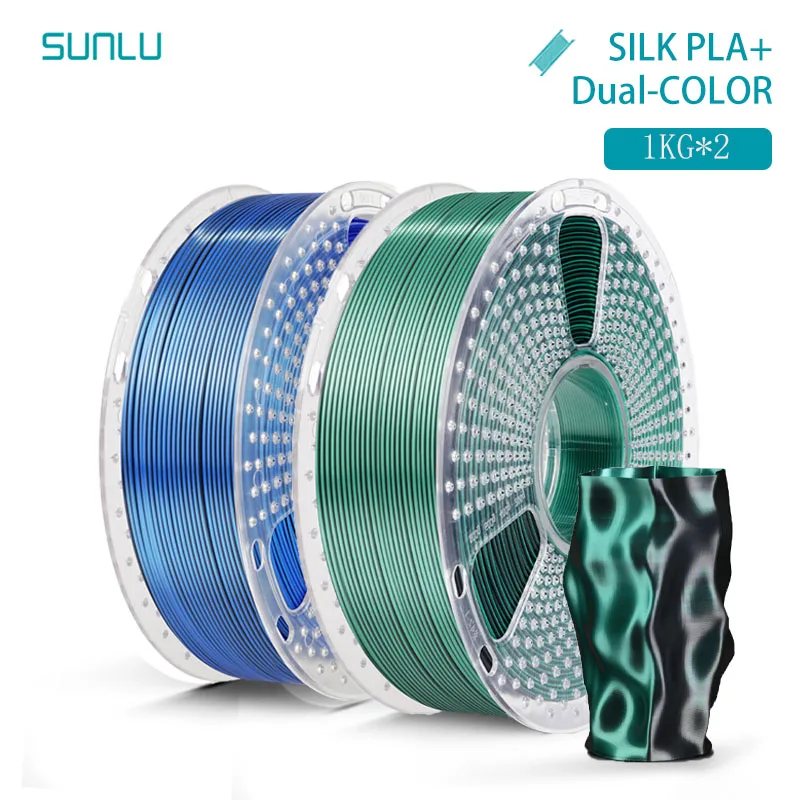 Filament SUNLU PLA  Dwukolorowy Jedwabny (DUAL SILK)