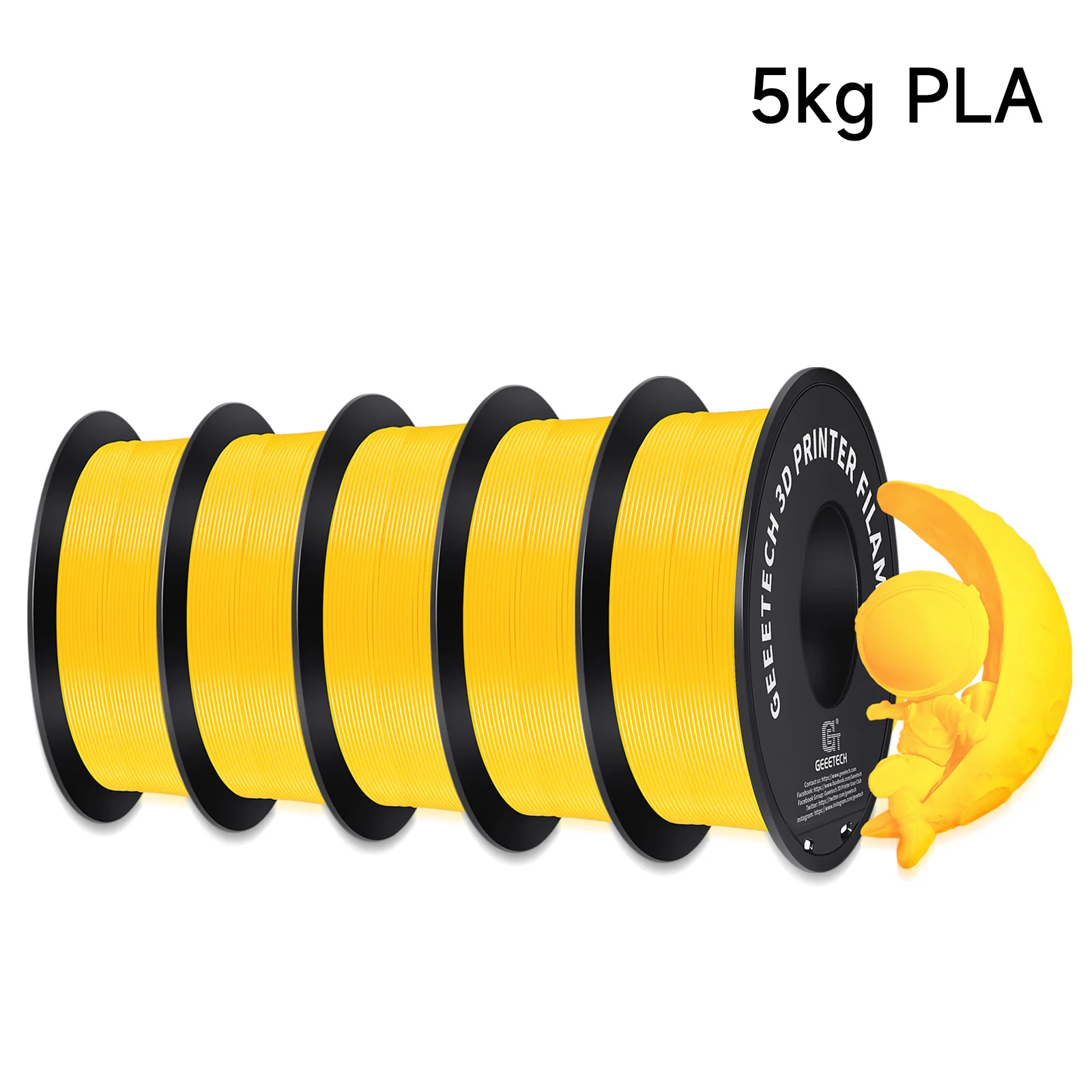 Filament GEEETECH PLA Żółty (YELLOW)