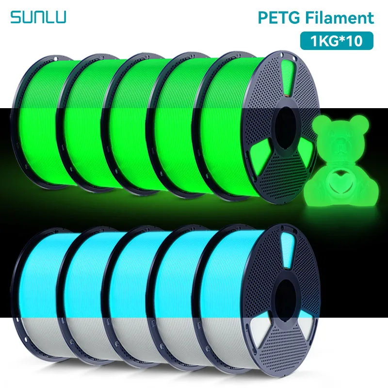 Filament SUNLU PETG Świecący w ciemności (GLOW)