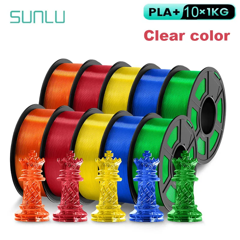 Filament SUNLU PLA Naturalny Przezroczysty (NATURAL TRANSPARENT)