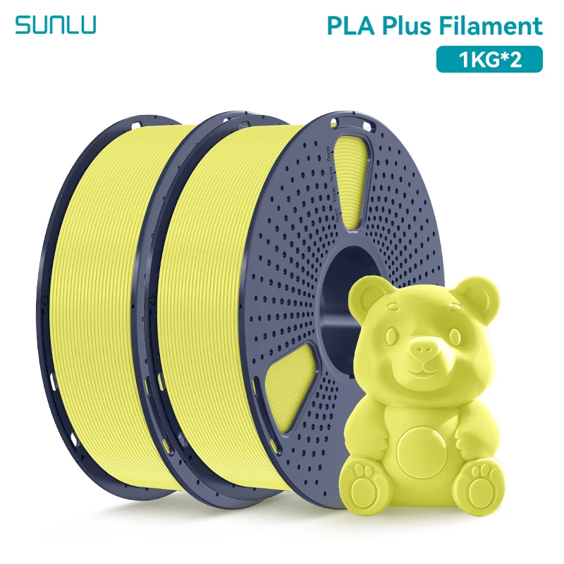 Filament SUNLU PLA Plus Żółty (YELLOW)