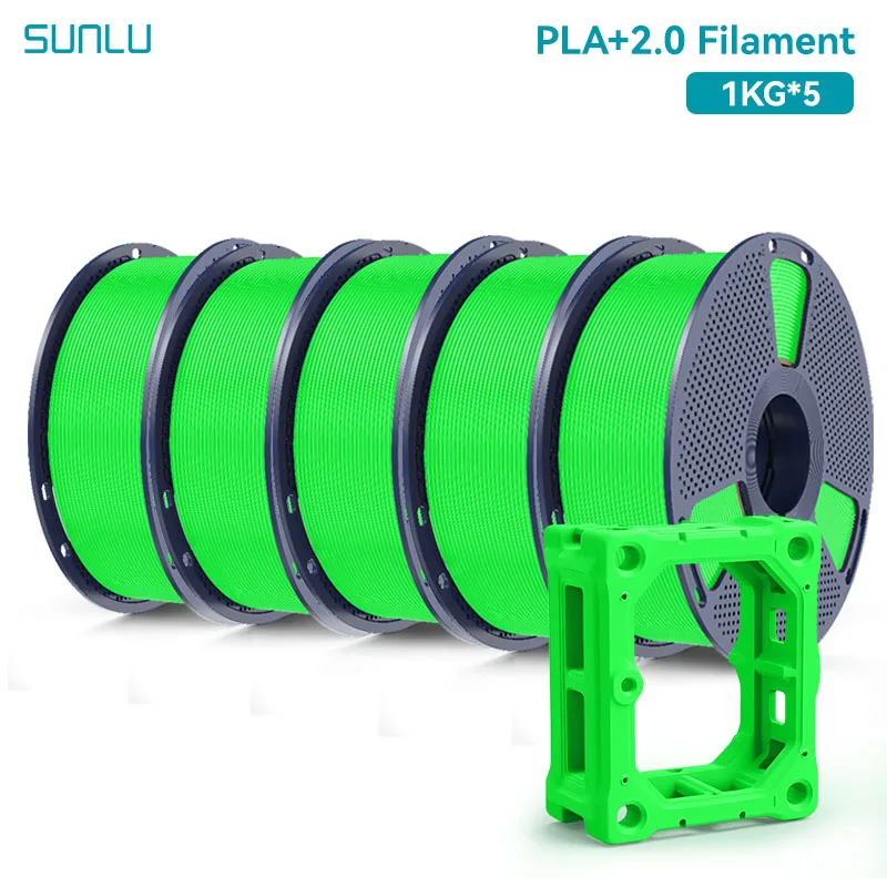 Filament SUNLU PLA Plus Zielony (GREEN)