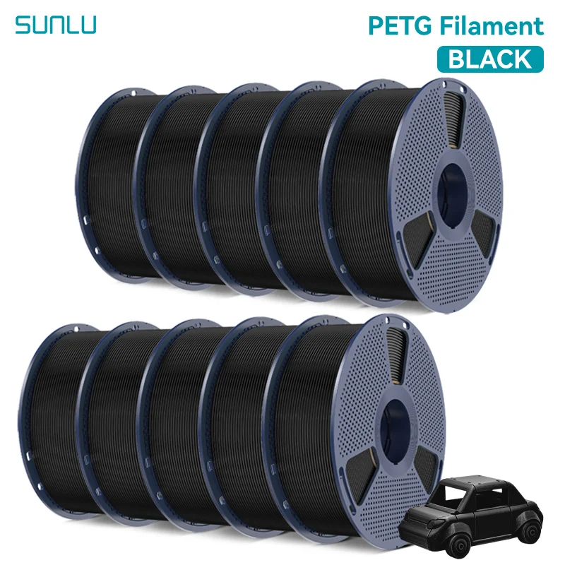Filament SUNLU PETG Czarny (BLACK)