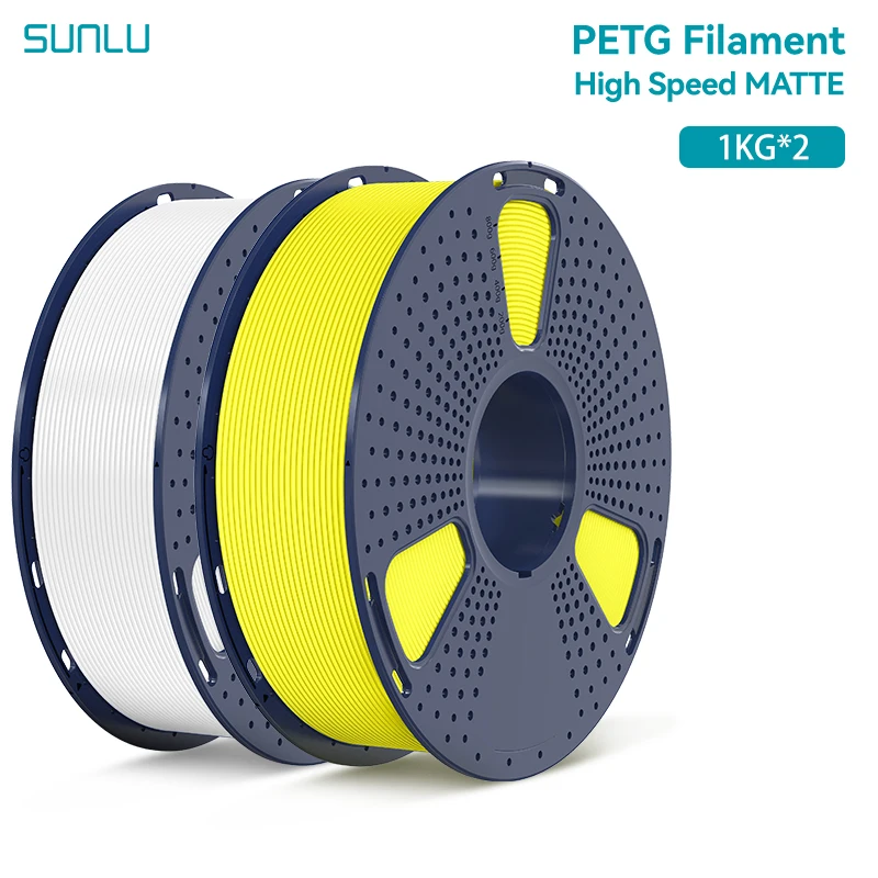Filament SUNLU PETG High-Speed Żółty Matowy (YELLOW MATTE)