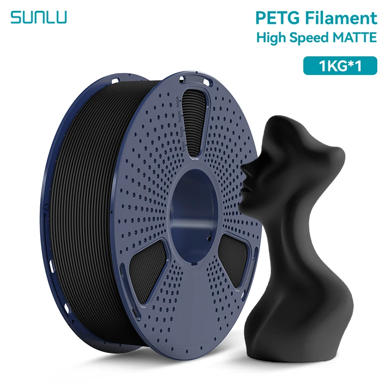 Filament SUNLU PETG High-Speed Czarny (BLACK)