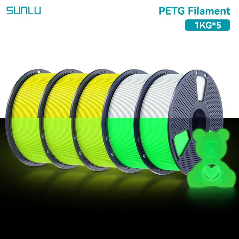 Filament SUNLU PETG  Świecący w ciemności (GLOW)
