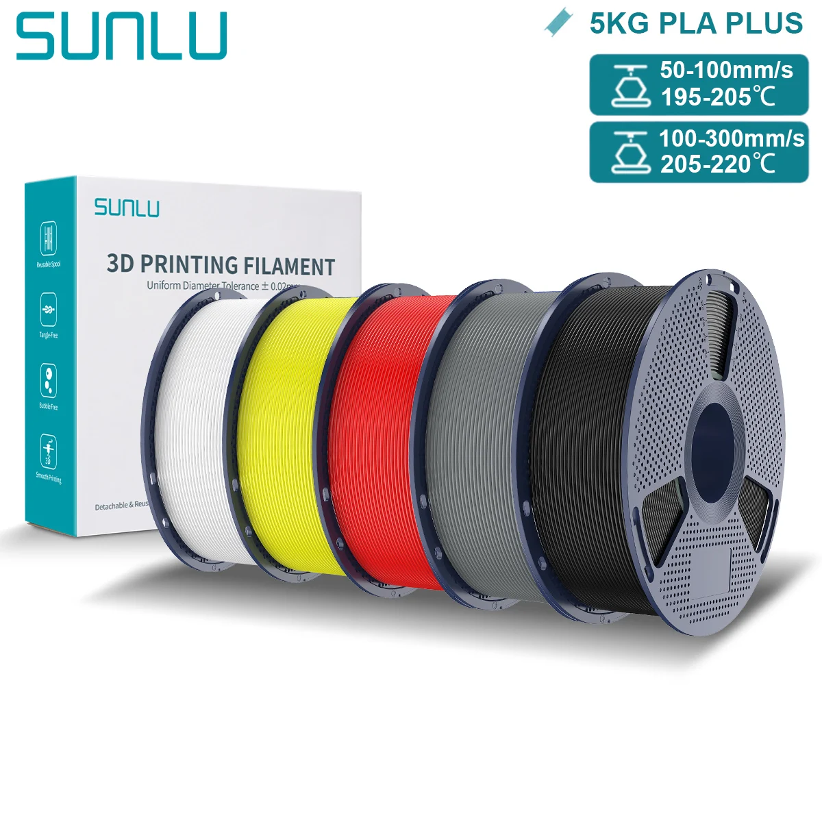 Filament SUNLU PLA Plus 