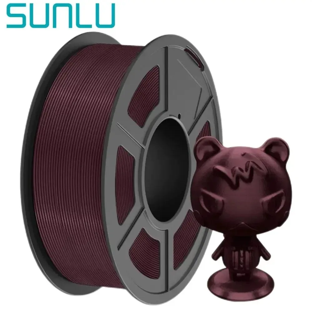 Filament SUNLU PLA Czerwony Jedwabny (RED SILK)