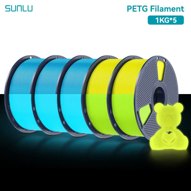 Filament SUNLU PETG  Świecący w ciemności (GLOW)