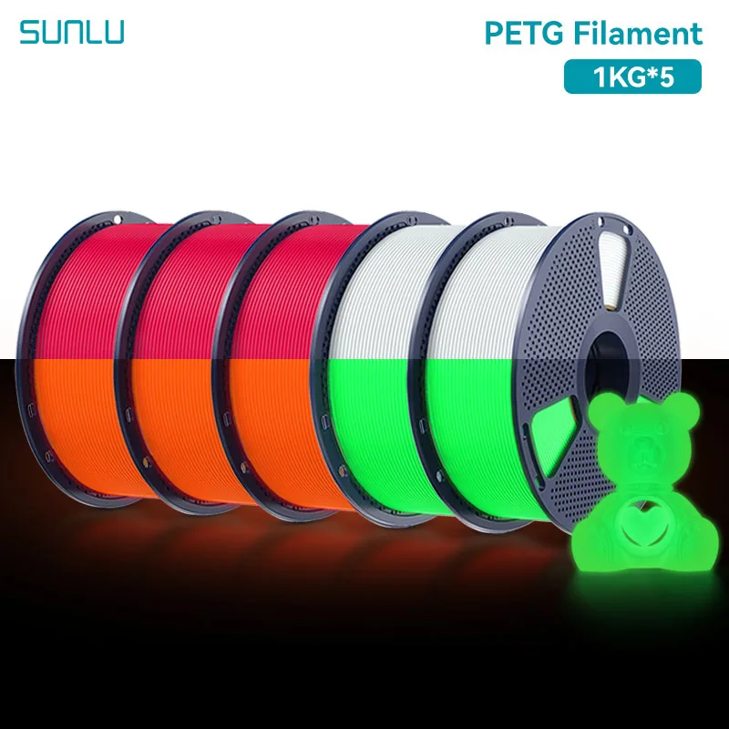 Filament SUNLU PETG Świecący w ciemności (GLOW)