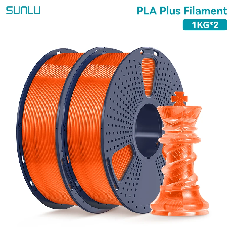 Filament SUNLU PLA Plus Naturalny Przezroczysty (NATURAL TRANSPARENT)