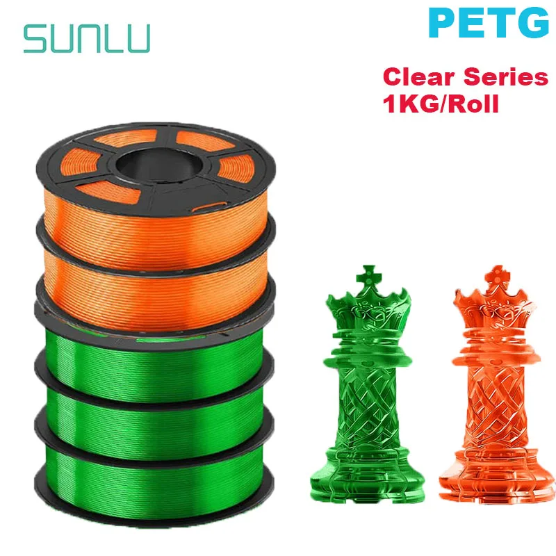 Filament SUNLU PETG  Przezroczysty (TRANSPARENT)