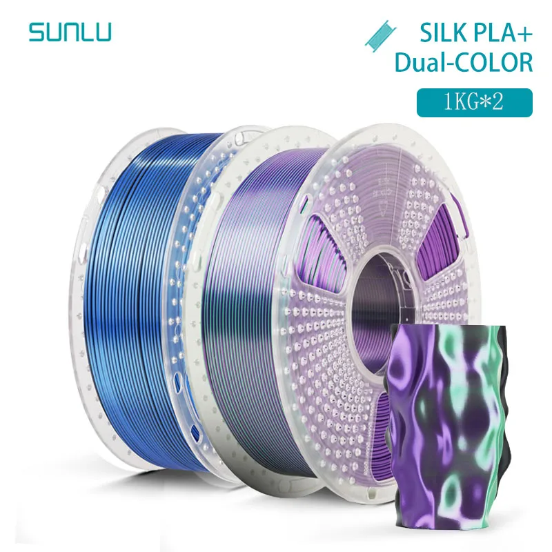 Filament SUNLU PLA  Dwukolorowy Jedwabny (DUAL SILK)