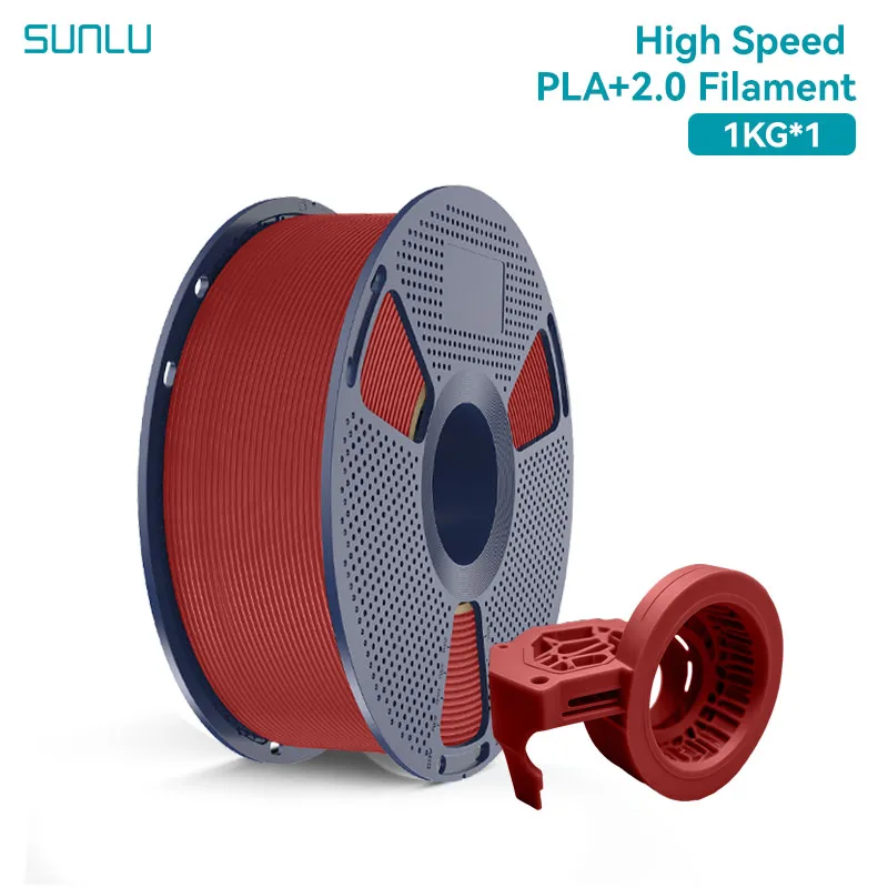 Filament SUNLU PLA Plus High-Speed Czerwony (RED)