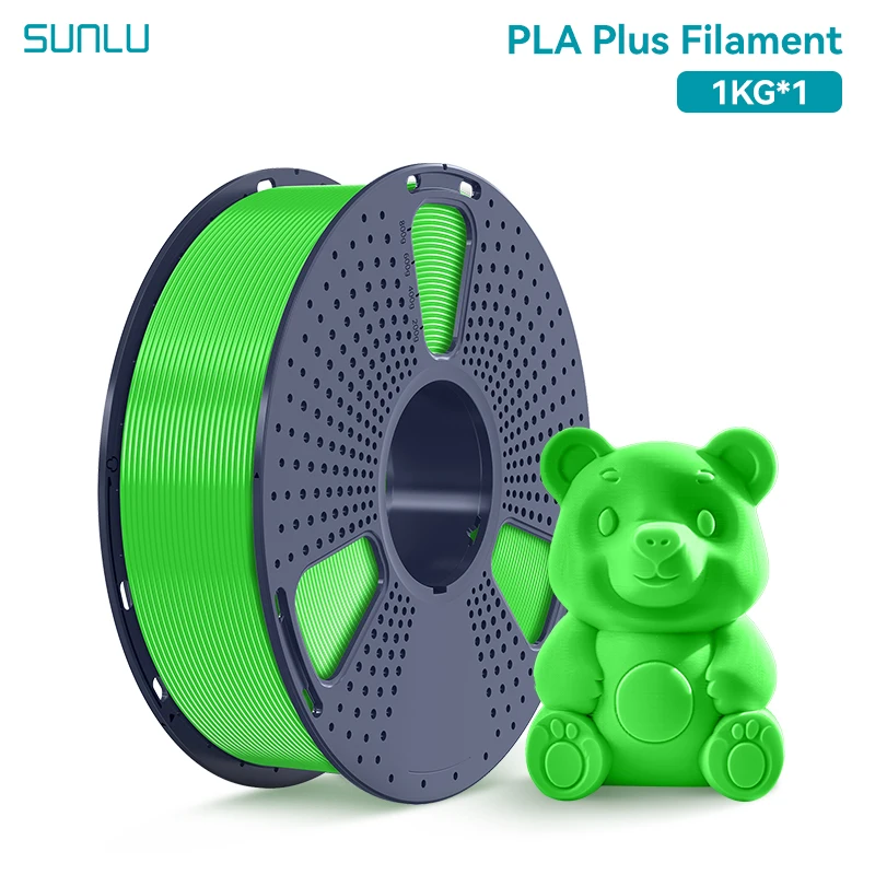 Filament SUNLU PLA Plus Zielony (GREEN)