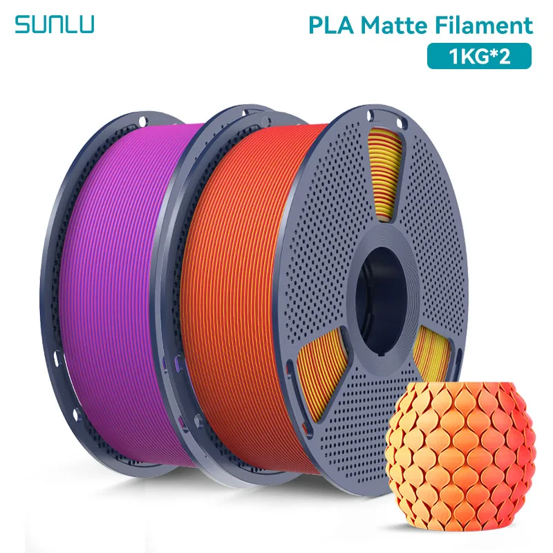Filament SUNLU PLA  Dwukolorowy Matowy (DUAL MATTE)