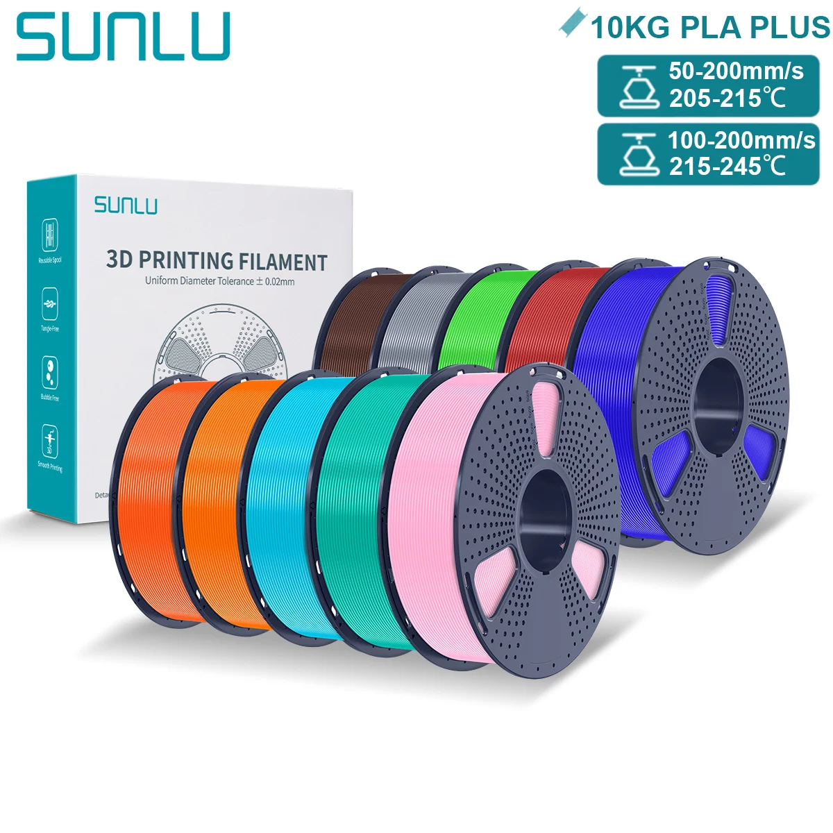 Filament SUNLU PLA Plus 