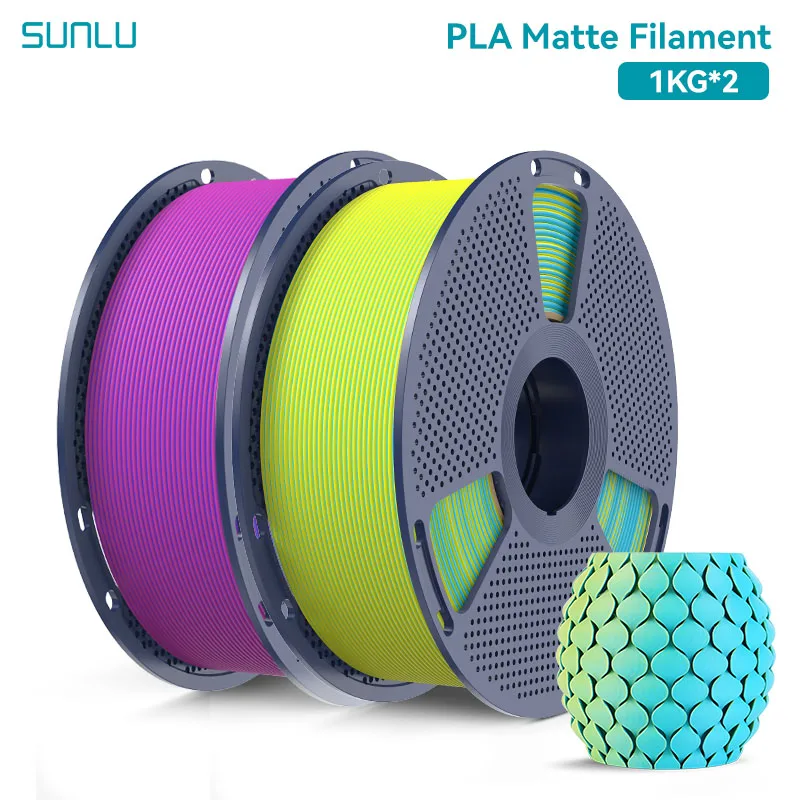 Filament SUNLU PLA  Dwukolorowy Matowy (DUAL MATTE)