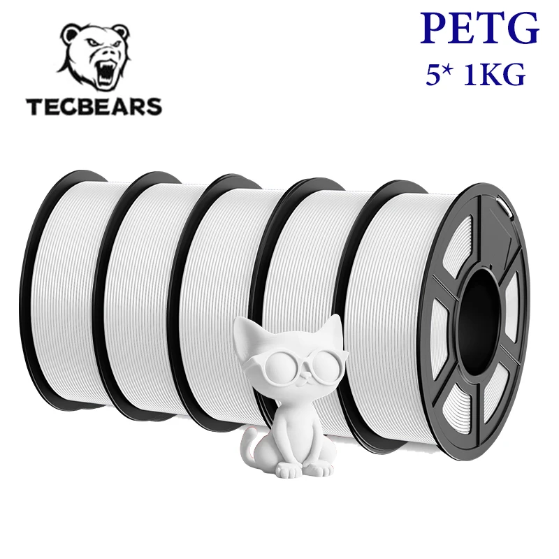 Filament TECBEARS PETG High-Speed Biały (WHITE)