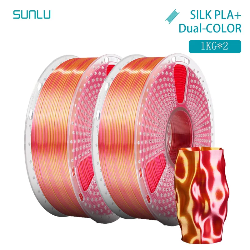 Filament SUNLU PLA  Dwukolorowy Jedwabny (DUAL SILK)