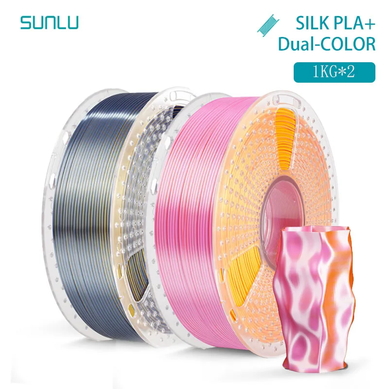 Filament SUNLU PLA  Dwukolorowy Jedwabny (DUAL SILK)