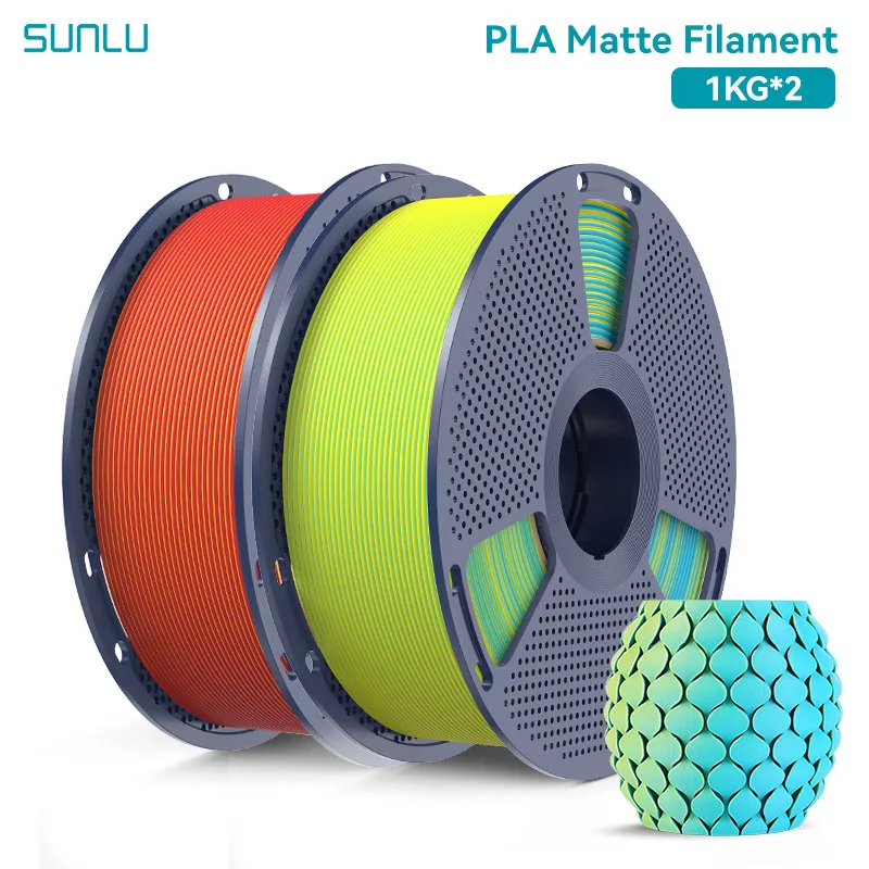 Filament SUNLU PLA  Dwukolorowy Matowy (DUAL MATTE)