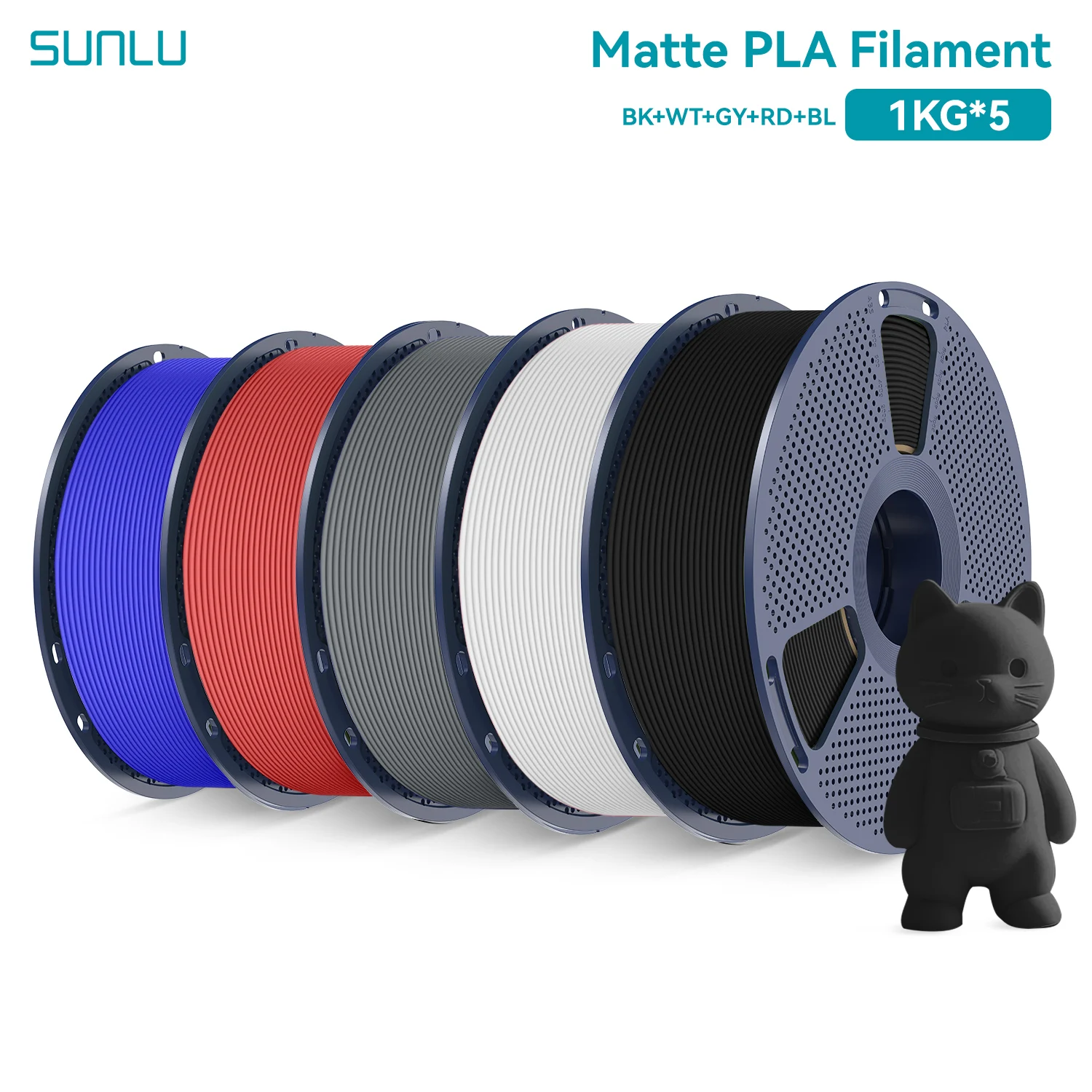 Filament SUNLU PLA  Matowy (MATTE)