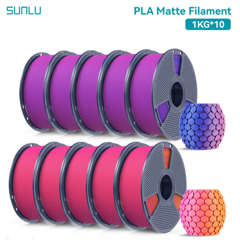 Filament SUNLU PLA Dwukolorowy Matowy (DUAL MATTE)