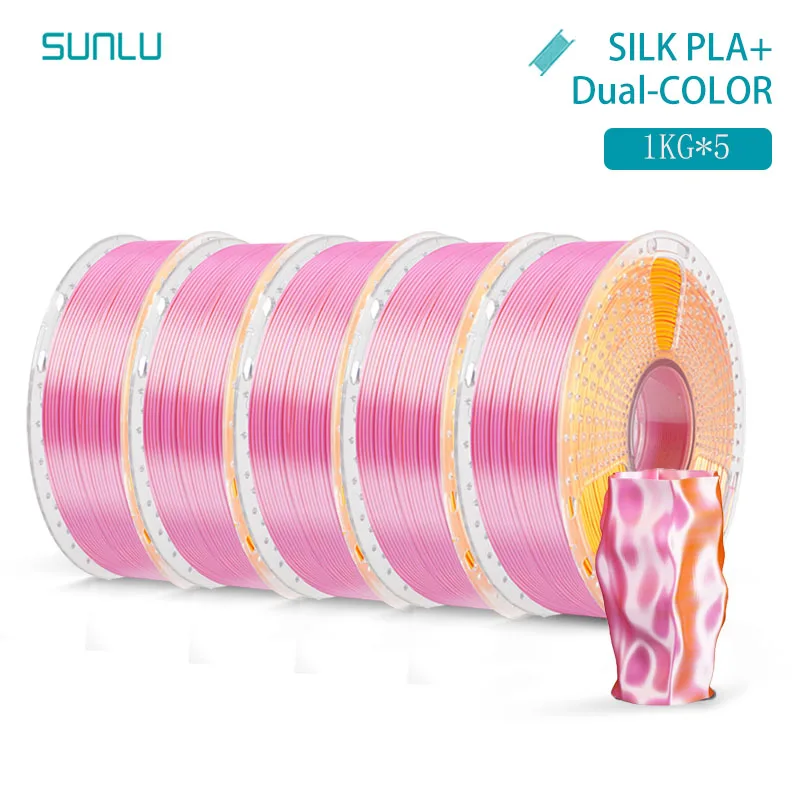 Filament SUNLU PLA  Dwukolorowy Jedwabny (DUAL SILK)