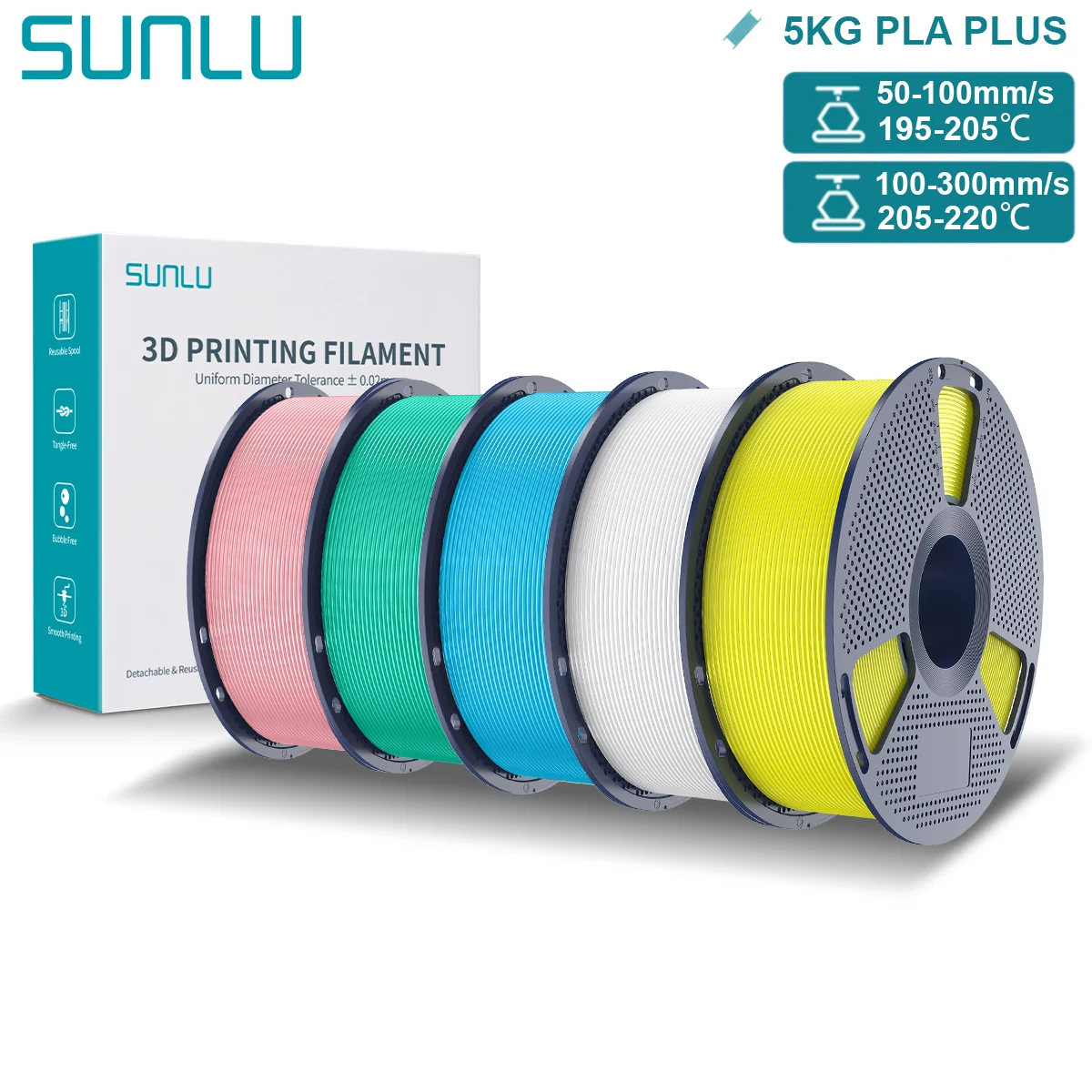 Filament SUNLU PLA Plus 