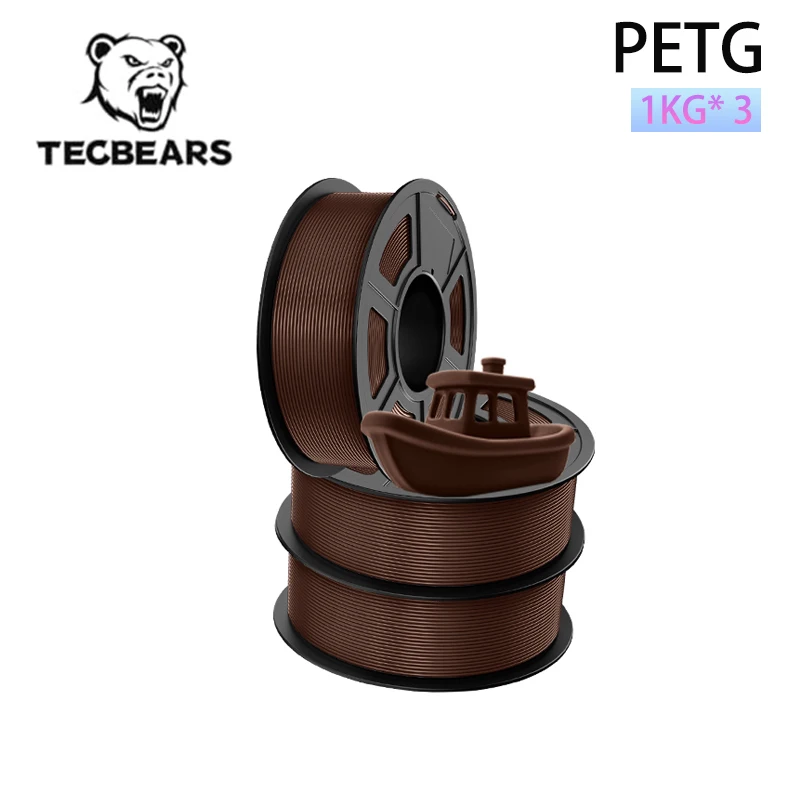 Filament TECBEARS PETG Brązowy (BROWN)