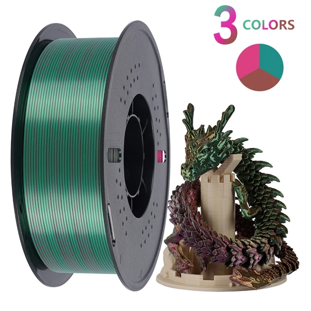 Filament Kingroon PLA  Dwukolorowy Jedwabny (DUAL SILK)