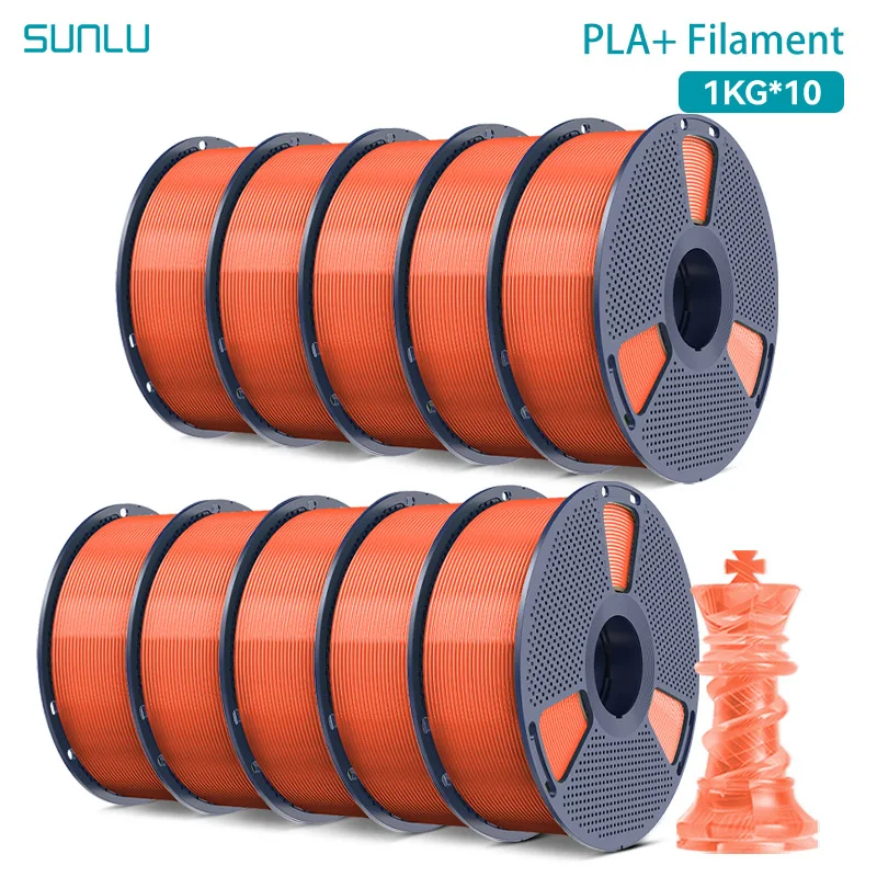 Filament SUNLU PLA Plus Naturalny Przezroczysty (NATURAL TRANSPARENT)