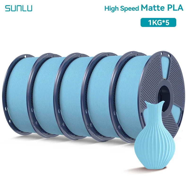 Filament SUNLU PLA High-Speed Niebieski Matowy (BLUE MATTE)