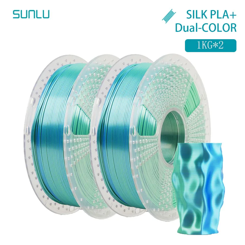 Filament SUNLU PLA  Dwukolorowy Jedwabny (DUAL SILK)