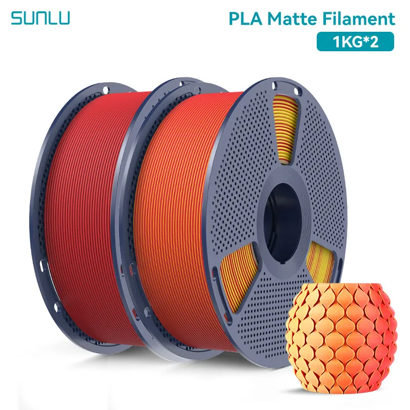 Filament SUNLU PLA  Dwukolorowy Matowy (DUAL MATTE)