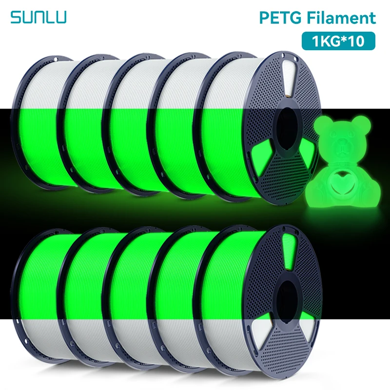 Filament SUNLU PETG Świecący w ciemności (GLOW)