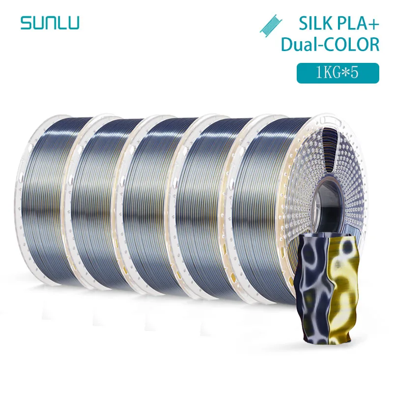Filament SUNLU PLA  Dwukolorowy Jedwabny (DUAL SILK)