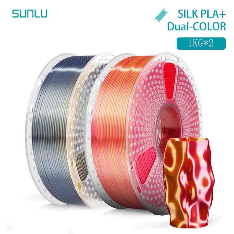 Filament SUNLU PLA  Dwukolorowy Jedwabny (DUAL SILK)