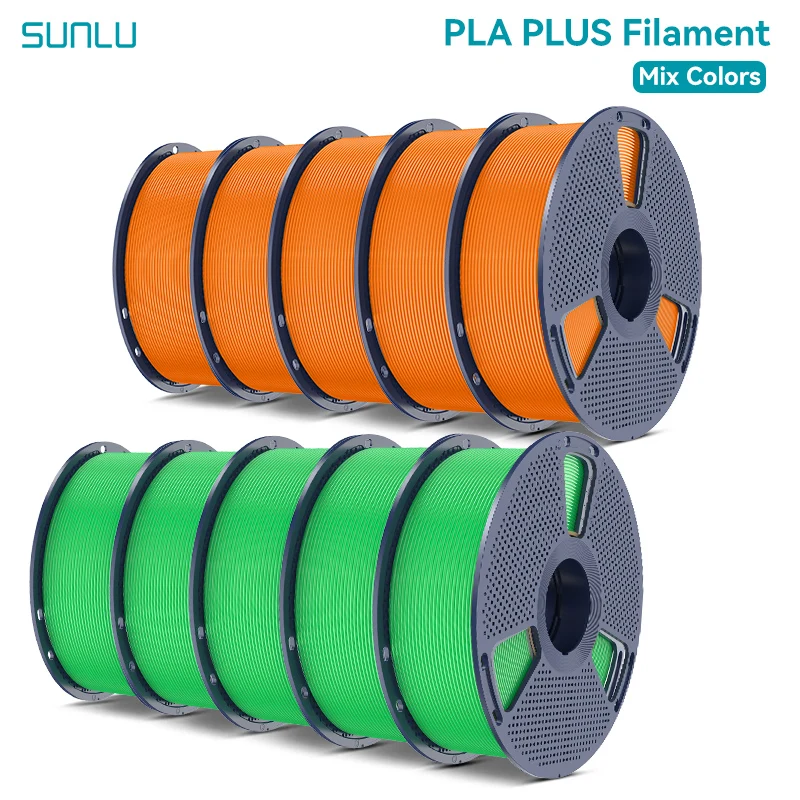 Filament SUNLU PLA Plus Pomarańczowy (ORANGE)