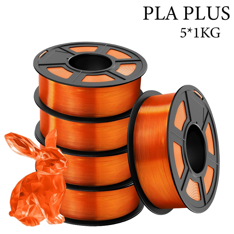 Filament TECBEARS PLA Plus Pomarańczowy Przezroczysty (ORANGE TRANSPARENT)