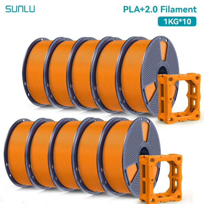 Filament SUNLU PLA Plus Pomarańczowy (ORANGE)