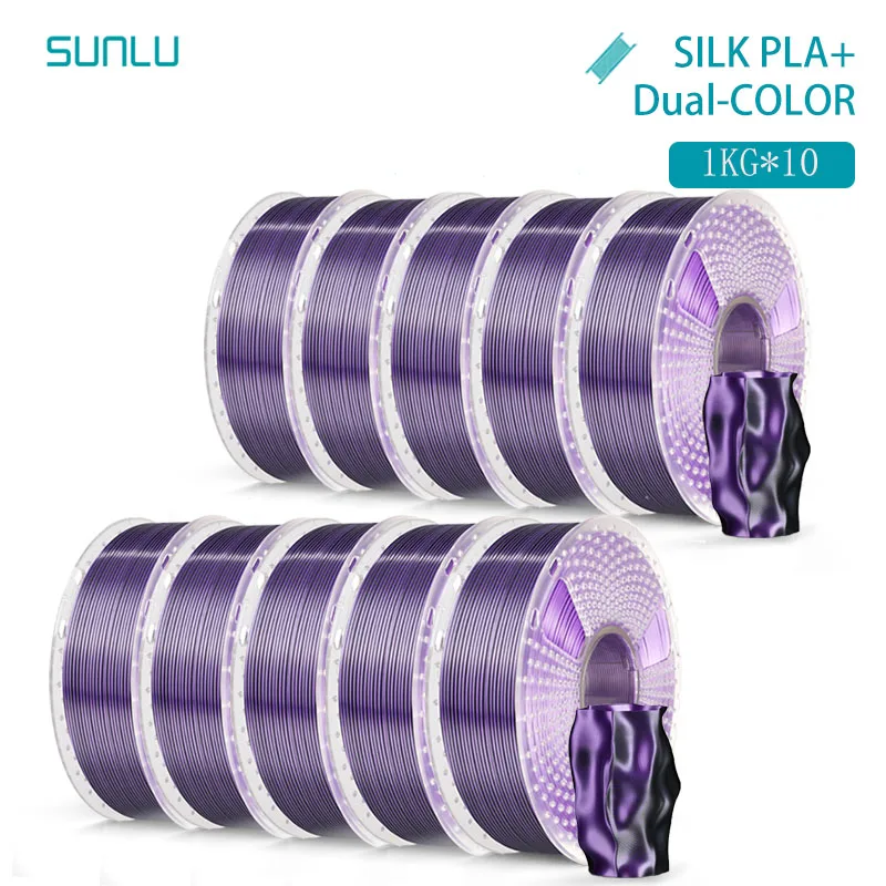 Filament SUNLU PLA  Dwukolorowy Jedwabny (DUAL SILK)