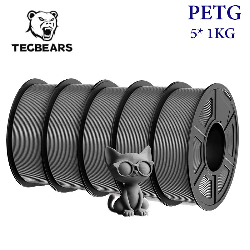 Filament TECBEARS PETG High-Speed Szary (GRAY)