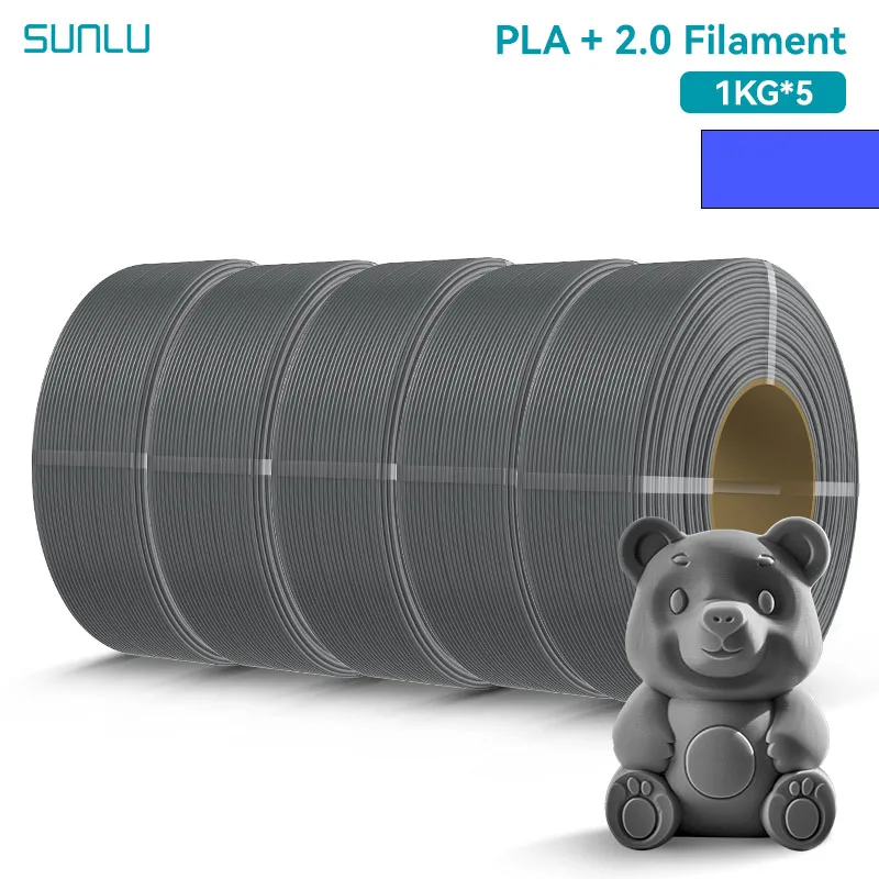Filament SUNLU PLA Plus Szary (GRAY)